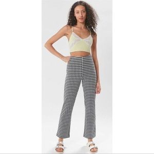 Urban outfitters flare gingham pants